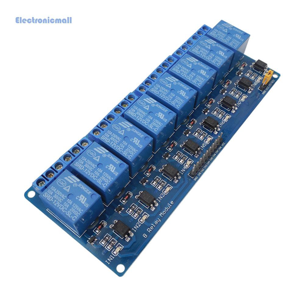 CHANNEL Mô Đun Rơ Le Điện Tử 8 Kênh 12v Cho Arduino Uno 2560 1280 Arm Pic Avr Stm