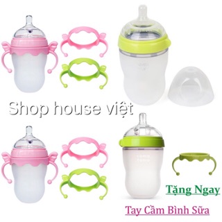 [Tặng tay cầm] Bình sữa como siêu mềm 150ml / 250ml CHUẨN
