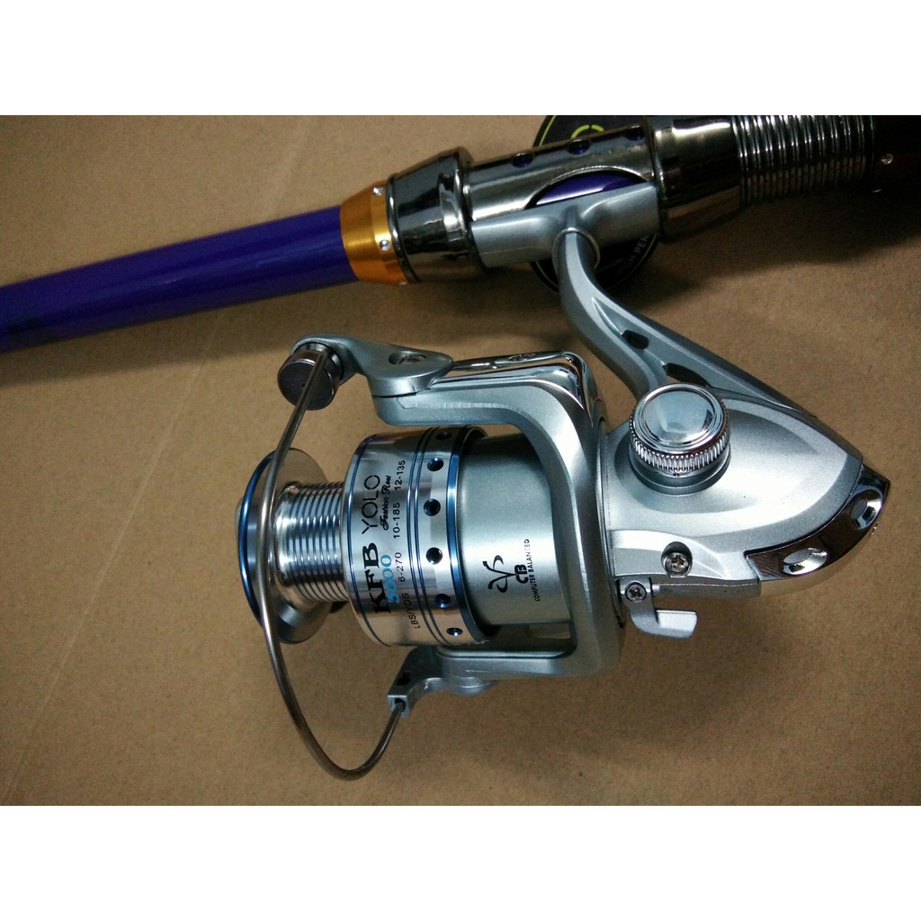 Bộ Cần Câu Shimano 3m Kèm Máy Yolo 3000 Tặng Kèm 100m Cước Shimano và Phụ Kiện