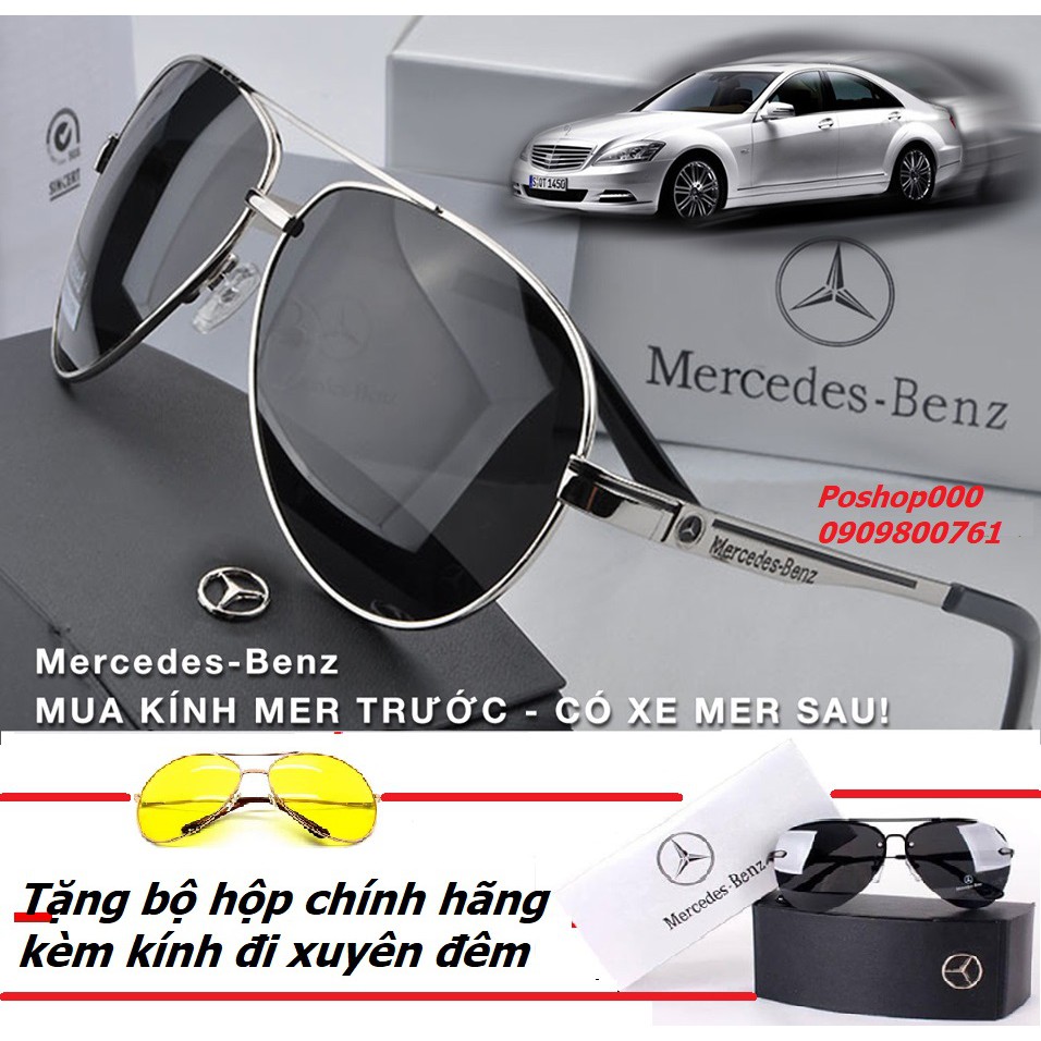 [FULLBOX + CÓ CLIP THỰC TẾ ]MẮT KÍNH MÁT NAM CHÍNH HÃNG CAO CẤP MERCEDES BENZ 737 FULLBOX +TẶNG KÍNH ĐI ĐÊM