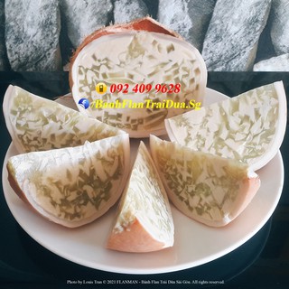 Bánh Flan Trái Dừa vị Sầu riêng (Size to)