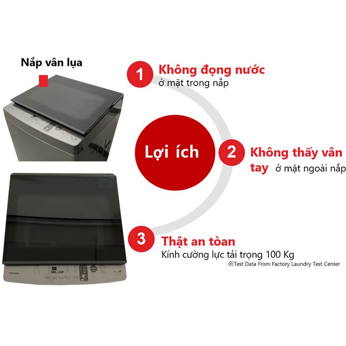 Máy giặt Toshiba 10.5 KG DUK1150HV(MG) MỚI 2021, GIAO HÀNG TRONG TP HCM