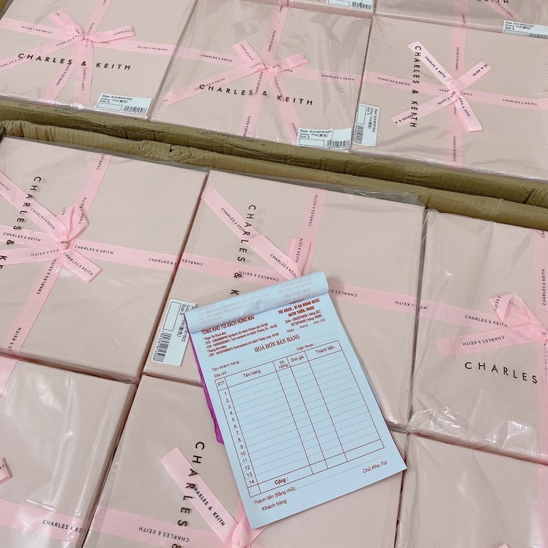 (Đủ 3 màu) Túi CK ngọc hộp nơ hồng mới nhất 2022 fullbox