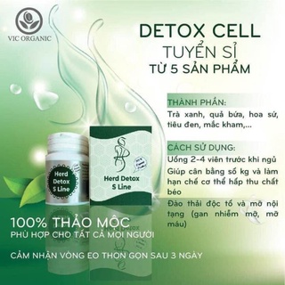 Giảm mỡ bụng herd detox sline