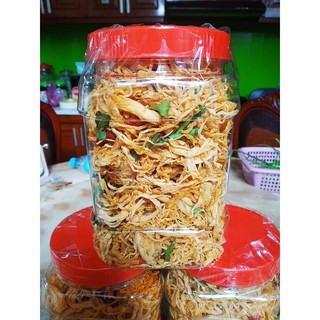500gr Khô gà lá chanh loại đặc biệt nhà làm