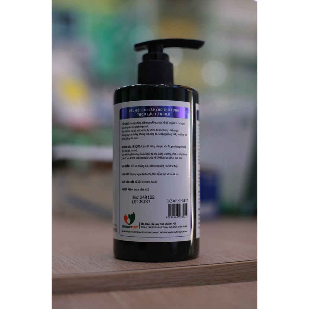 Sữa tắm dầu gội cao cấp dành cho boss PET SILK, hương thơm lavender dịu nhẹ dài lâu - 300ML