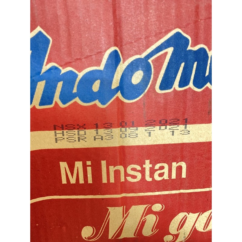 Thùng mì xào Indomie 4vị