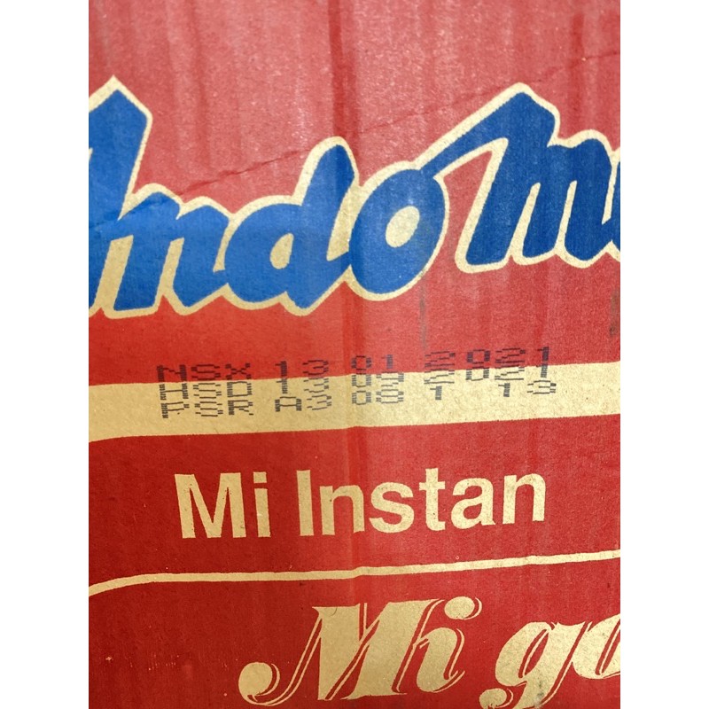 [Mã GRO1505 giảm 8% đơn 250K] Thùng 40gói mì xào Indomie 4vị