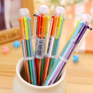 Bút bi 6 ngòi cầu vồng siêu rẻ