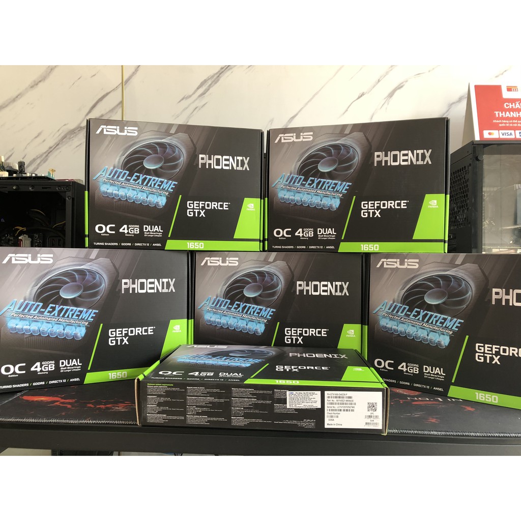 Card màn hình Asus GTX 1650 4GB D6 bản 1fan, likenew, bảo hành 1/2024 | BigBuy360 - bigbuy360.vn