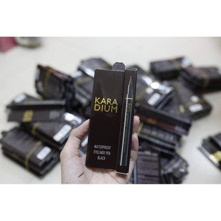 Bút Dạ Kẻ Mắt Karadium Waterproof Eyeliner Pen Black