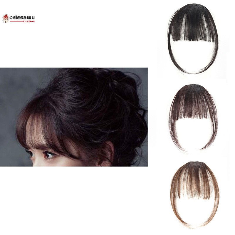 Tóc giả mái ngố làm dày tạo kiểu thời trang cho nữ