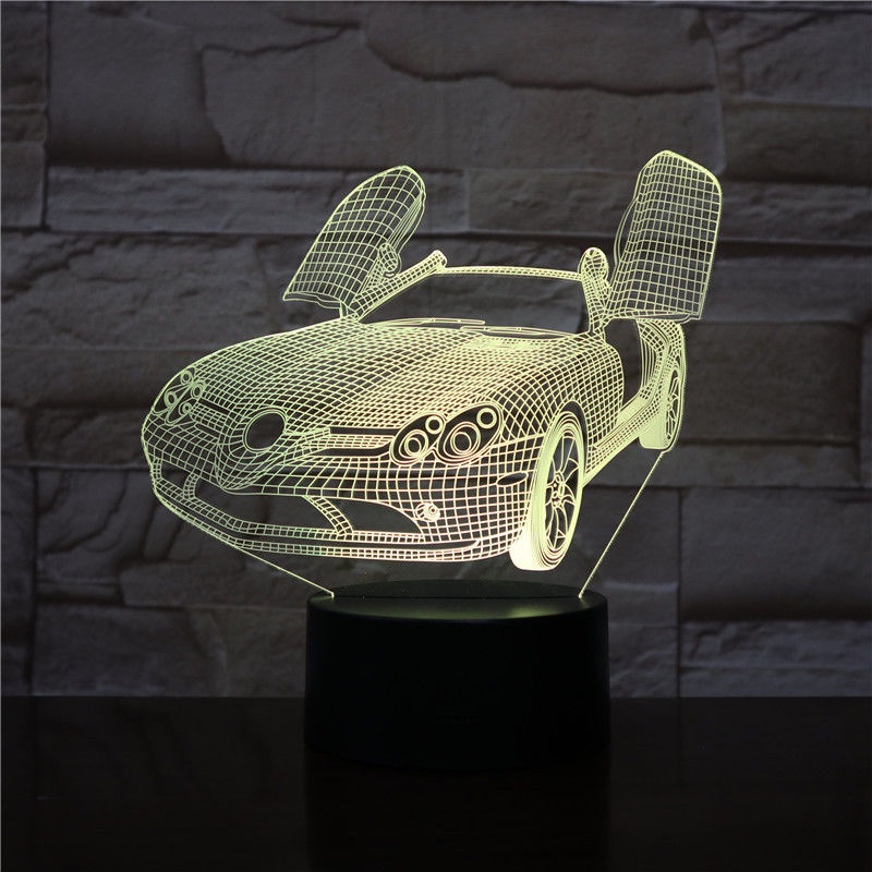 Đèn ngủ acrylic 3D sáng tạo trang trí để bàn