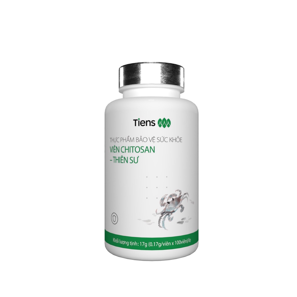 Viên chitosan Tiens Thiên Sư vệ sỹ miễn dịch cho cơ thể hộp 100 viên