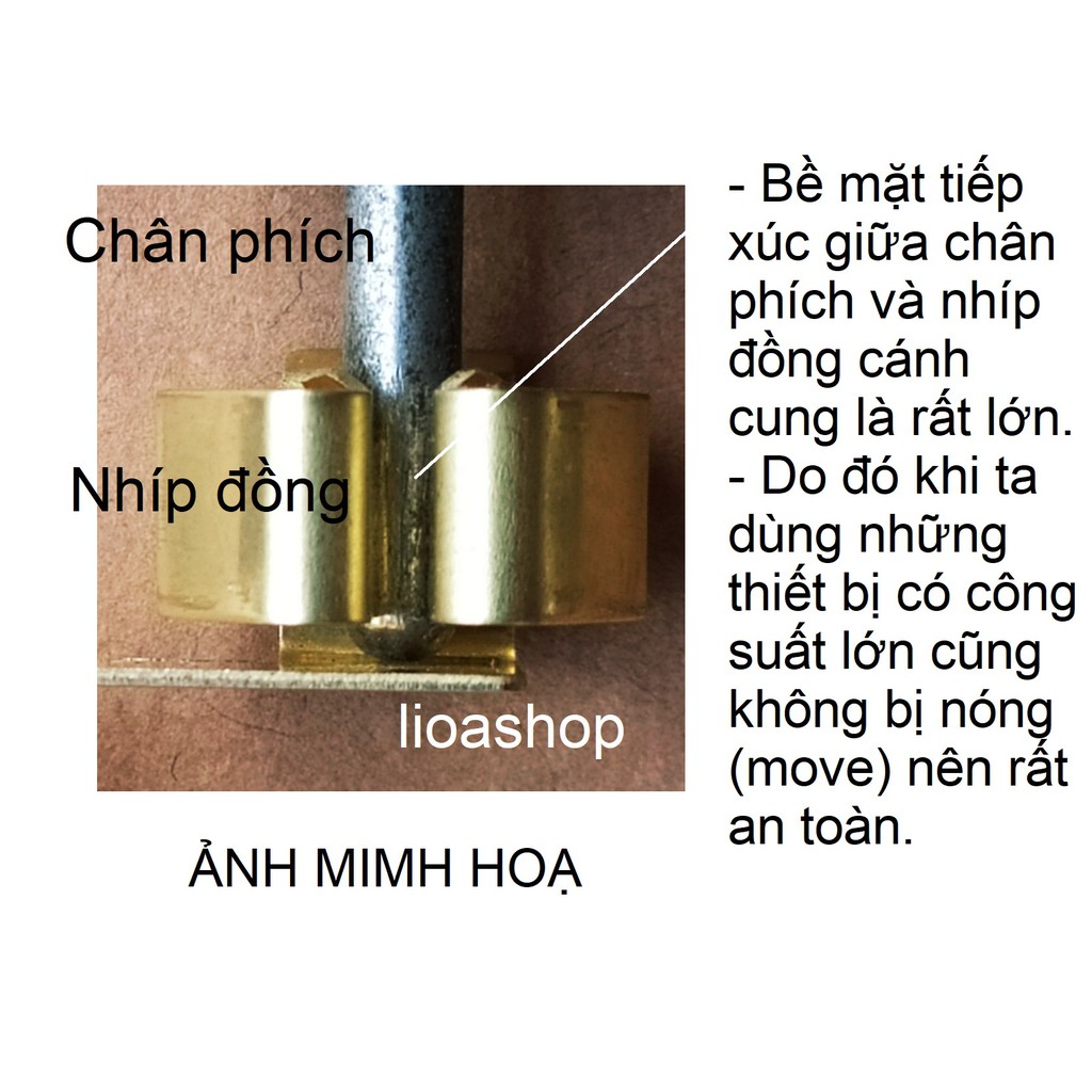 Ổ BA 2 CHẤU CHỨ NHẬT LiOA.