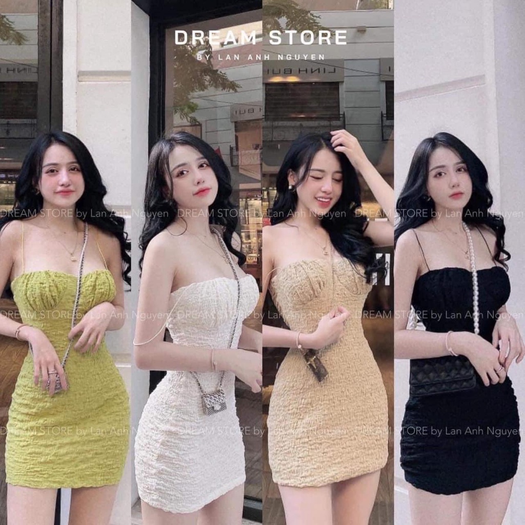 Váy Body Xốp 2 Dây Sexy Quyến Rủ Vô Cùng Không Có Người Yêu Diện Em Nầy Lên Thì Có Người Yêu Luôn Nha Mấy Nàng:)))
