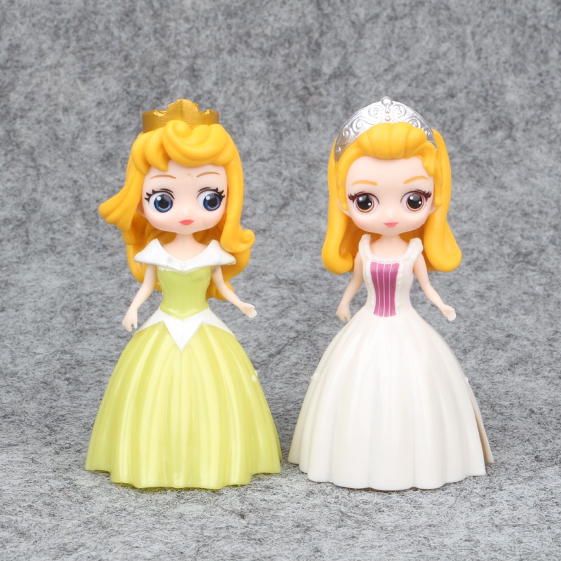 ĐỒ CHƠI 6 CÔNG CHÚA DISNEYTHAY VÁY NHỰA TẶNG KÈM 18 VÁY THAY ĐỔI