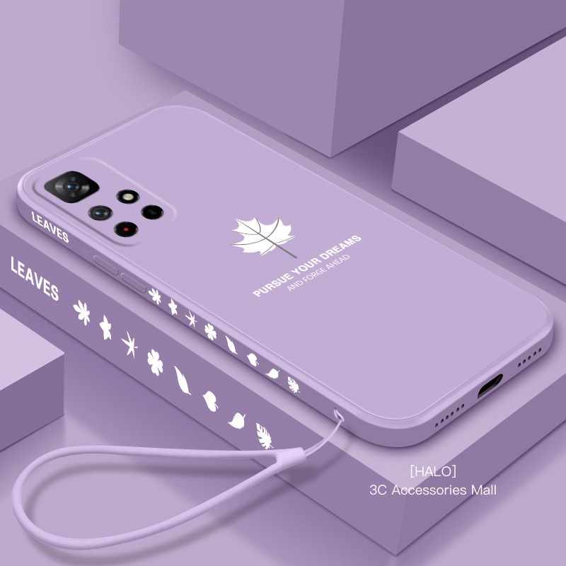 Ốp Điện Thoại Mềm Chống Sốc Hình Lá Phong Cho Xiaomi 12T / 12Lite 11T Pro 10T Mi 11 Lite 5G