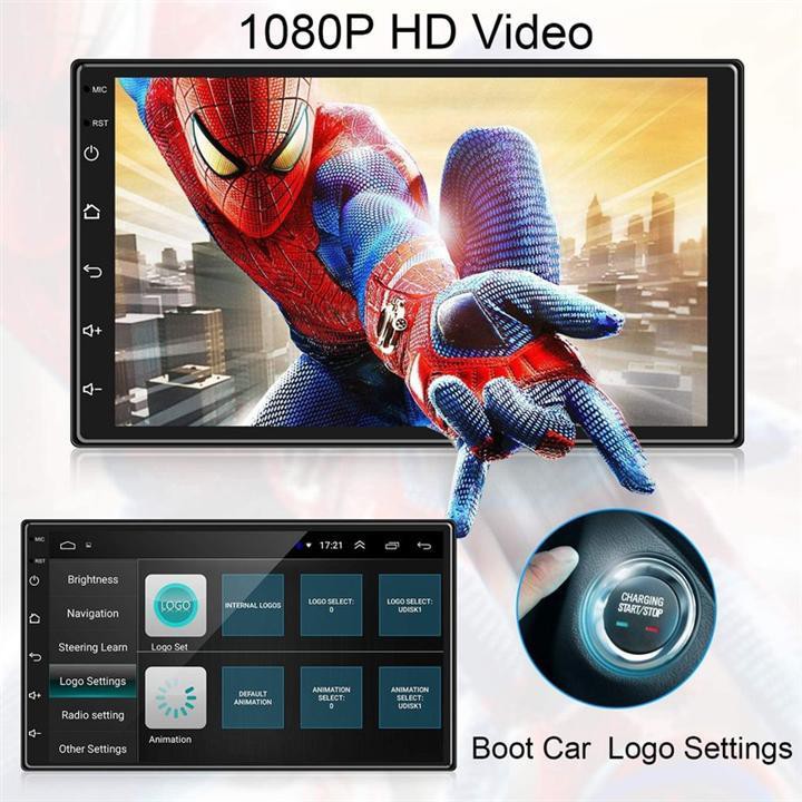 COMBO MÀN HÌNH Ô TÔ CẢM ỨNG LCD 7 INCH ANDROID 9.1 BẢN MỚI NHẤT KÈM CAMERA LÙI 4 LED HỖ TRỢ TIẾNG VIỆT