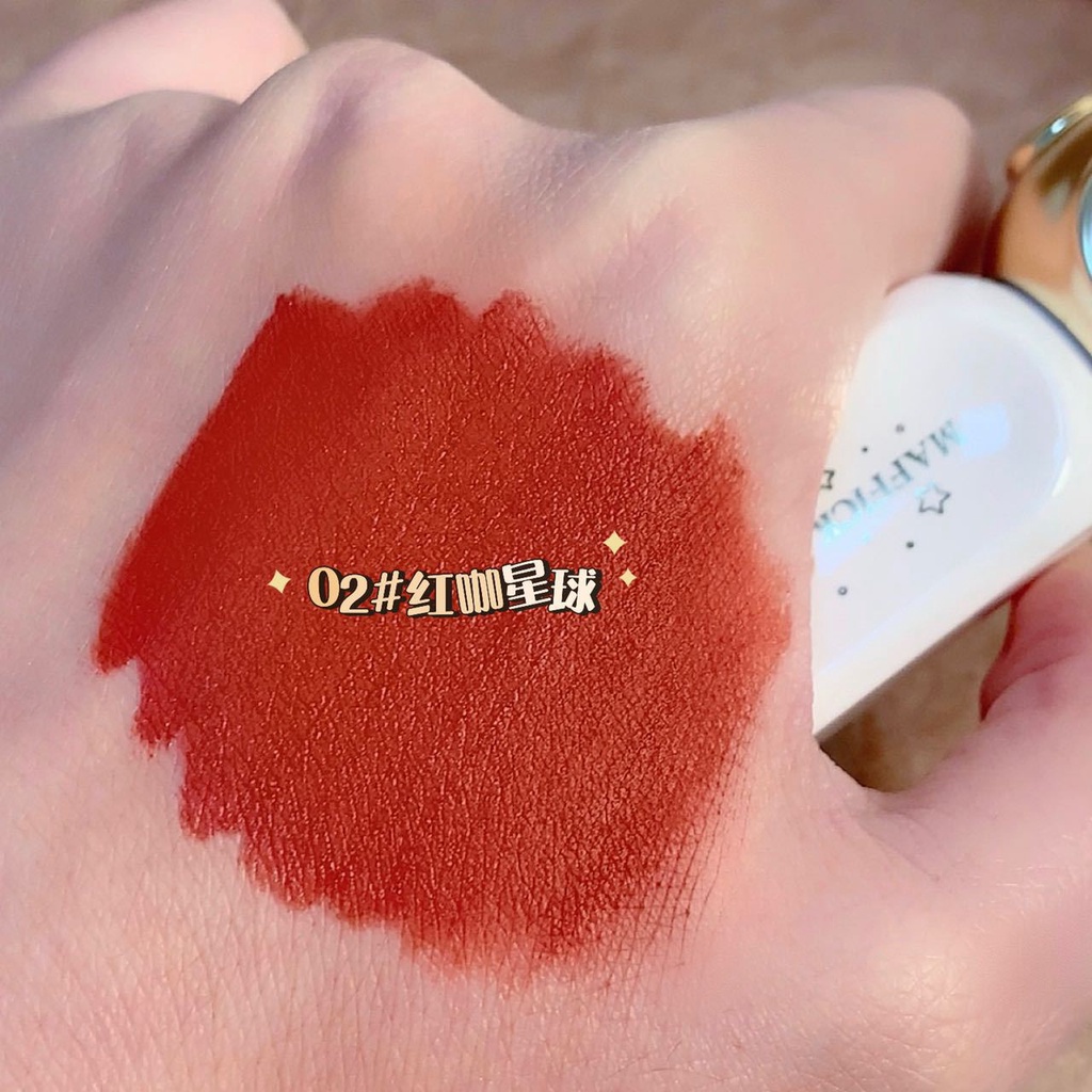 Son Môi Maffick Dạng Lỏng Chống Thấm Nước Thiết Kế Hình Chú Gấu Xinh Xắn