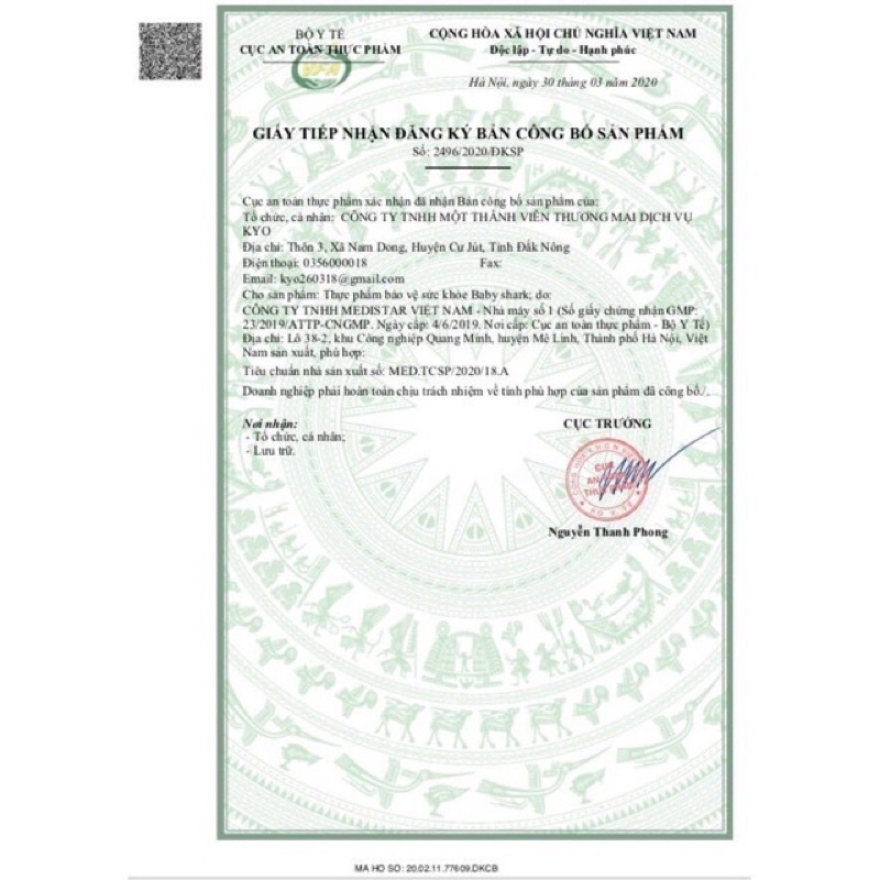 SIRO cá mập chính hãng