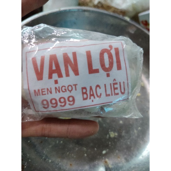 1 gói Men ngọt Vạn Lợi 9999 Bạc liêu