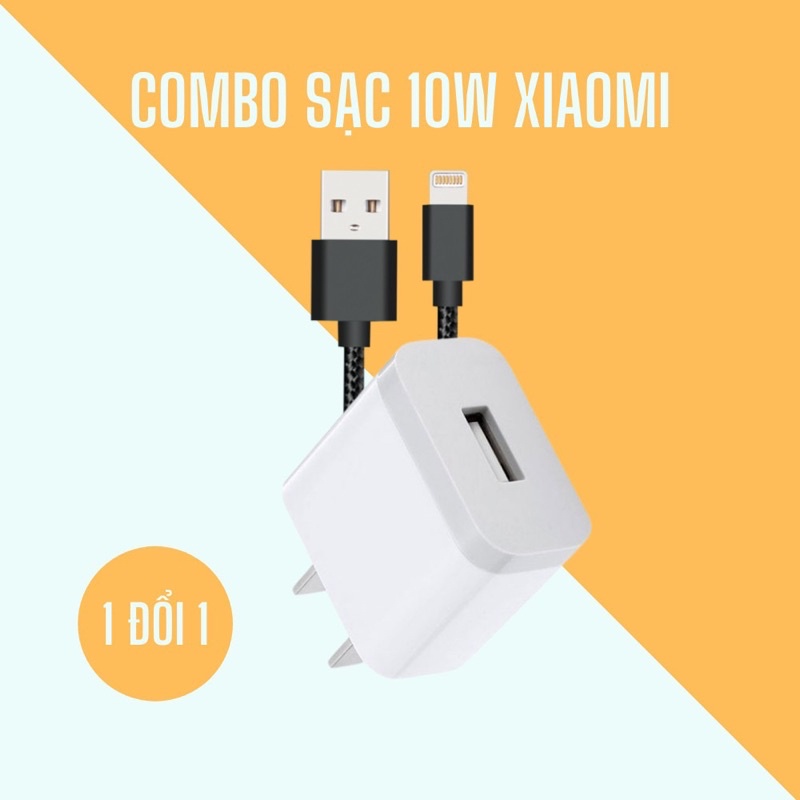 Combo sạc xiaomi 10w