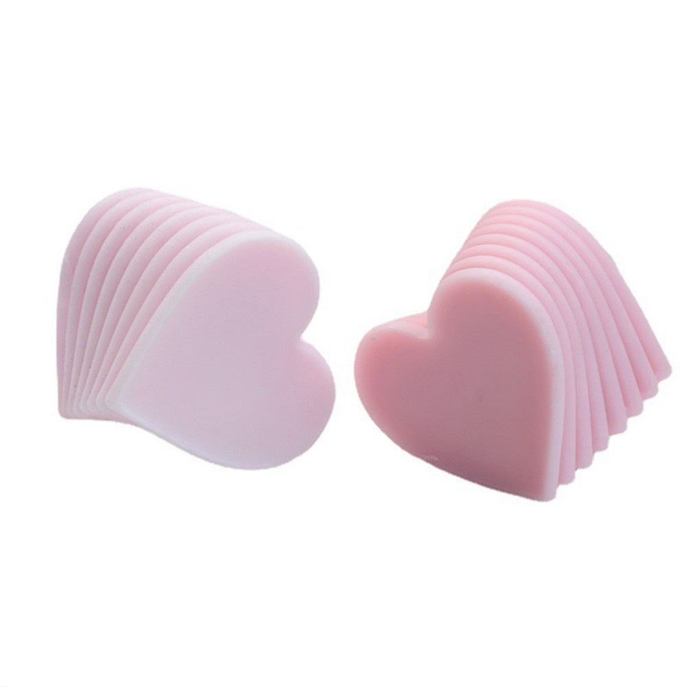 Khuôn Silicone Làm Nến Hình Trái Tim Xoay Chồng Lên Nhau Phong Cách Bắc Âu Sáng Tạo