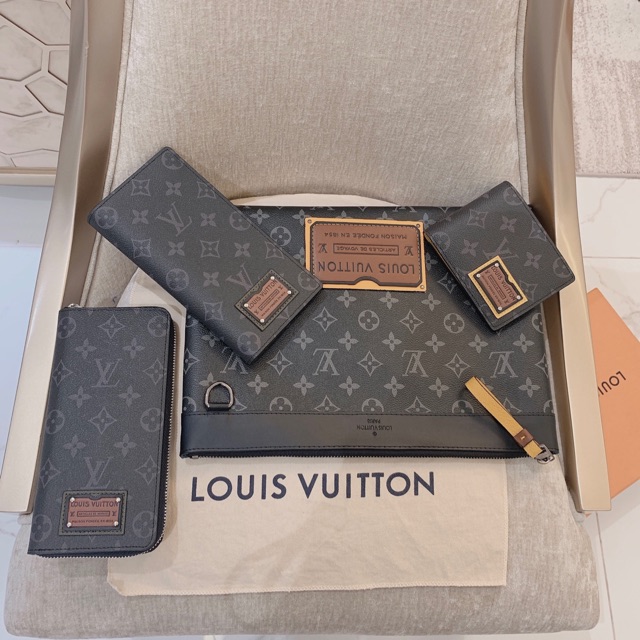 Set túi ví clutch LV