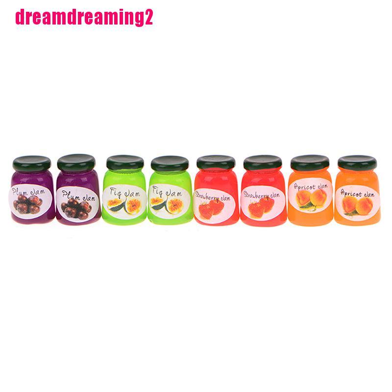 Bộ 8 Lọ Đựng Gia Vị Cho Nhà Búp Bê Tỉ Lệ 1: 1