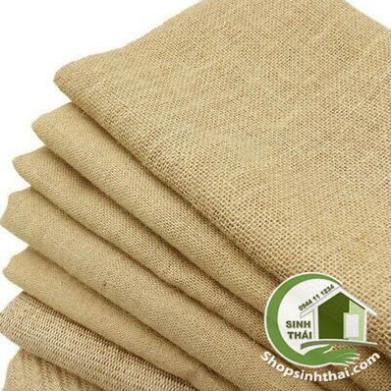 1 mét vải bố thô khổ 1,2m - vải làm túi xách, phông nền chụp hình ảnh, trang trí