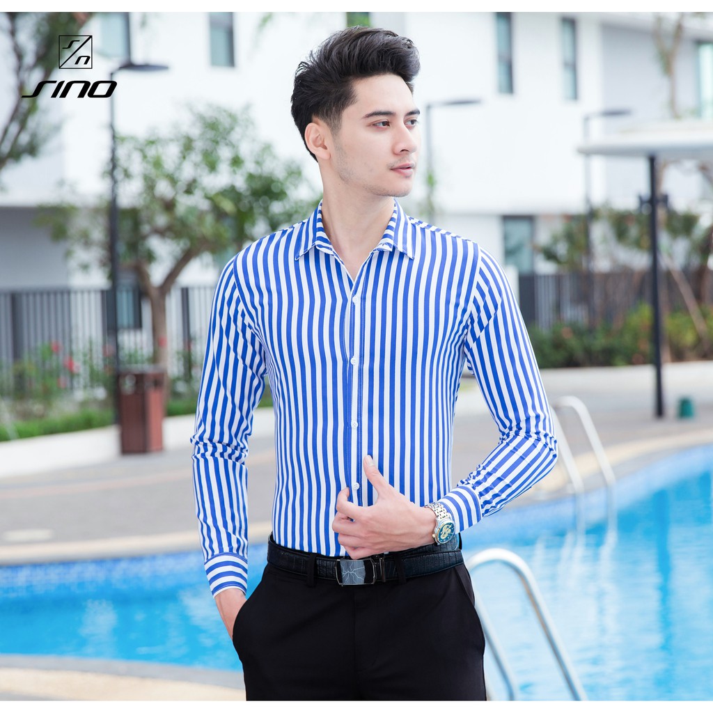 Áo Sơ Mi Nam Dài Tay Thời Trang - Thiết Kế Theo Style Cao Cấp