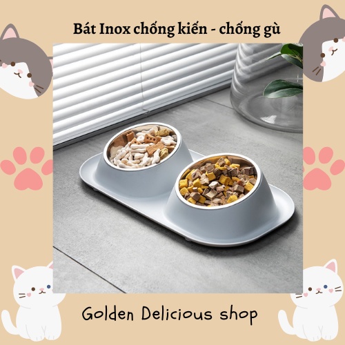 Bát Đôi Inox Chống Kiến Chống Gù - Chất Liệu Sang Trọng - Màu Sắc Pastel Cực Đẹp - Giá Siêu Rẻ