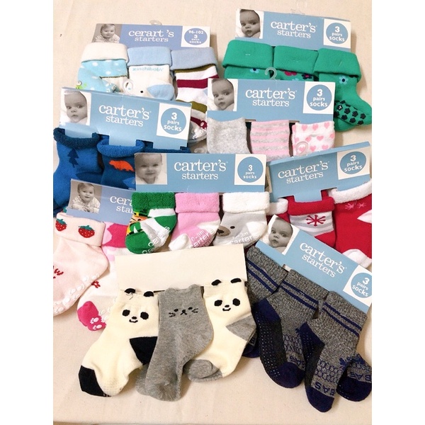 Set 3 đôi tất Carter’s chống trượt
