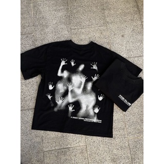 YOSICLUB ÁO THUN đen SHADOW TEE