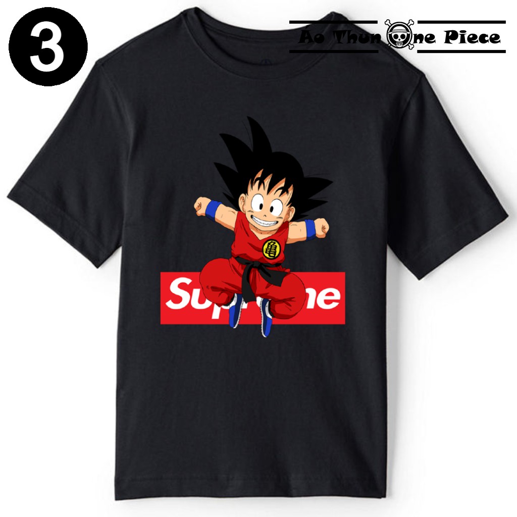 ⚡️FREESHIP⚡️Áo Thun In Hình SONGOKU SUPREME Áo Đen [Nhiều Mẫu] "Cực Đẹp, Siêu Cute" - Áo Thun Dragon Ball