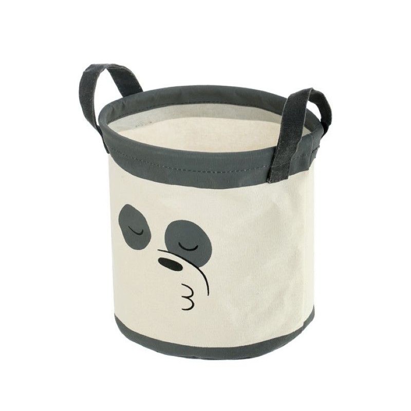 Thùng vải, giỏ đựng đồ có thể xếp gọn mặt anh em gấu Bare Bear Chúng tôi đơn giản là gấu