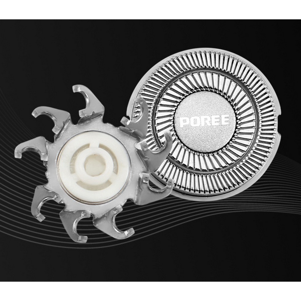 [PS190/PS197 tùy chọn]Máy Cạo Râu Sạc Điện 3 Lưỡi Poree PS190/PS197 May Cau Rau Hàng Xịn Bảo Hành 12 Tháng