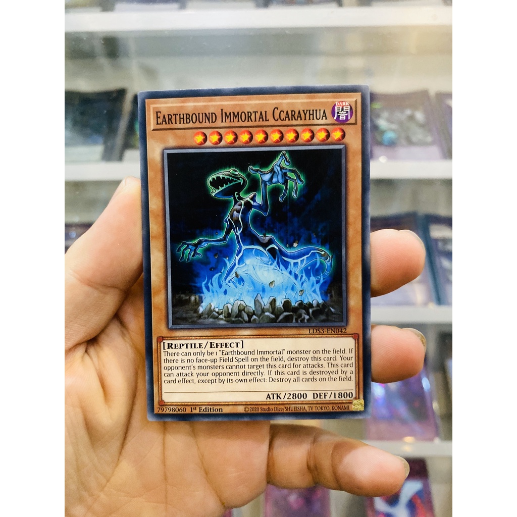 Thẻ Bài YugiOh! Mã LDS3-EN042 - Earthbound Immortal Ccarayhua - Common - 1st Edition