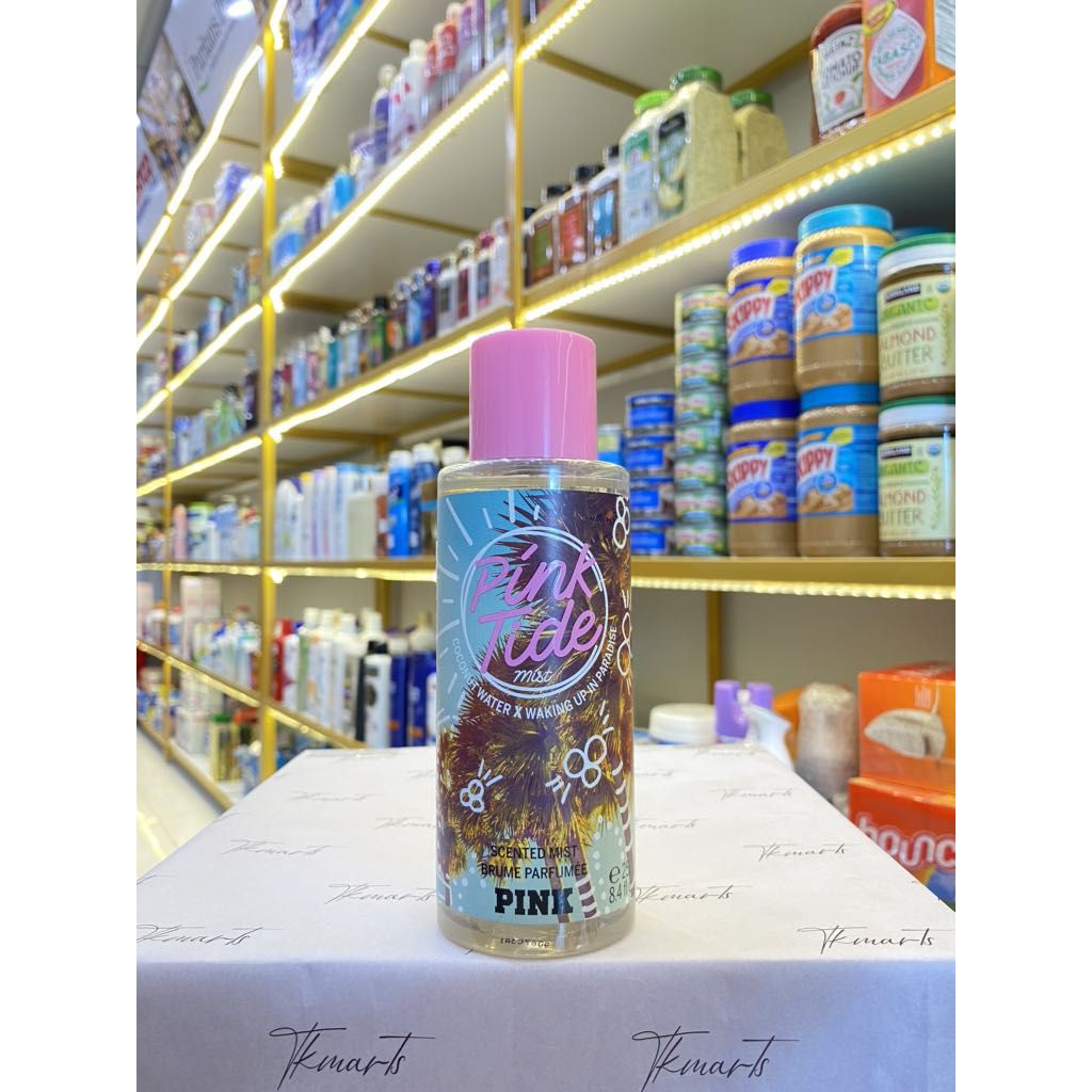 🤎 𝐁𝐨𝐝𝐲𝐦𝐢𝐬𝐭𝐯𝐧 - Xịt thơm toàn thân Victoria’s Secret dòng Pink: Pink Tide 🤎