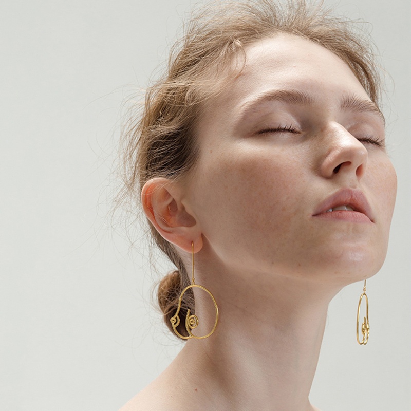 Set 3 Đôi Khuyên Tai Tròn Thời Trang Cho Nữ