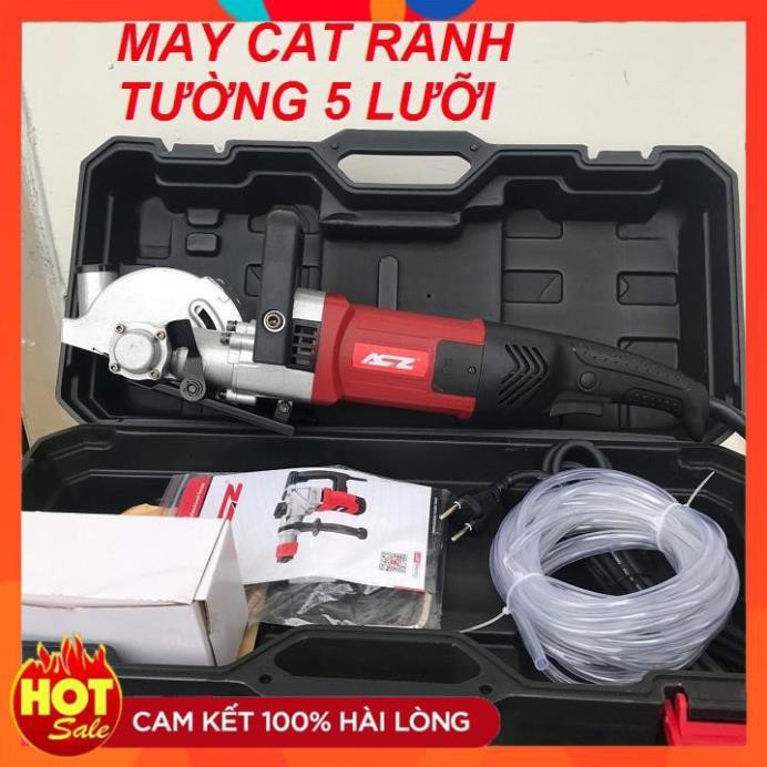 [Hàng Tốt] Máy cắt rãnh tường, mấy cắt rãnh tường acz 5 lưỡi công suất 2800W