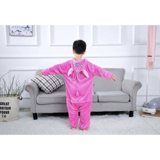Bộ Đồ Thú Stitch Hồng Trẻ Em