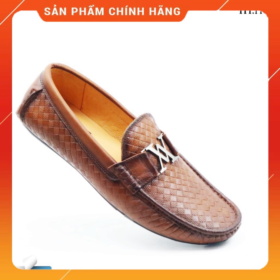 Giày mọi nam ♥️ HT.NEO ♥️ da bò xịn hàng cao cấp da đan xen thủ công cực bắt mắt kiểu dáng trẻ chung dễ kết hợp quần áo