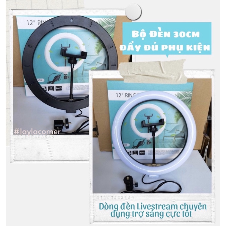 [RẺ VÔ ĐỊCH-HOẢ TỐC] Đèn LIVESTREAM 16 Triệu Màu FULLBOX LOẠI 1 Đủ Size 16cm 26cm 30cm 33cm Hỗ trợ Chụp ảnh