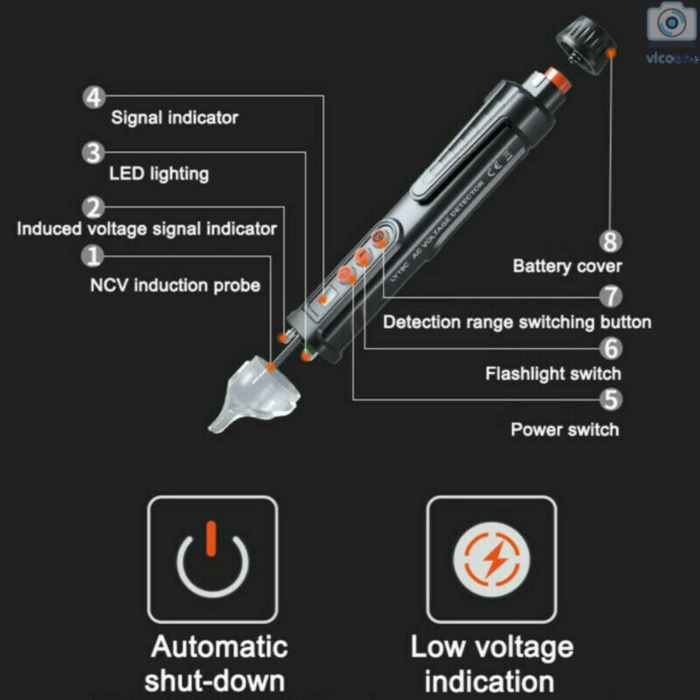 Bút Thử Điện Áp Độ Nhạy Cao 12v / 48v-1000v