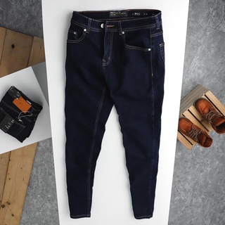 QUẦN JEAN NAM CAO CẤP XANH TRƠN BASIC Đ&P