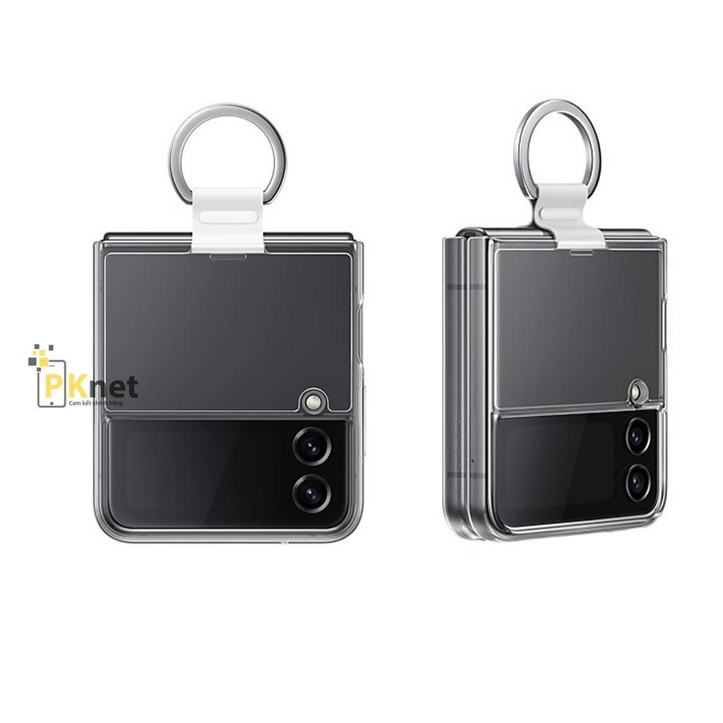 Ốp lưng Samsung Z Flip 4 Clear Cover with Ring Chính Hãng