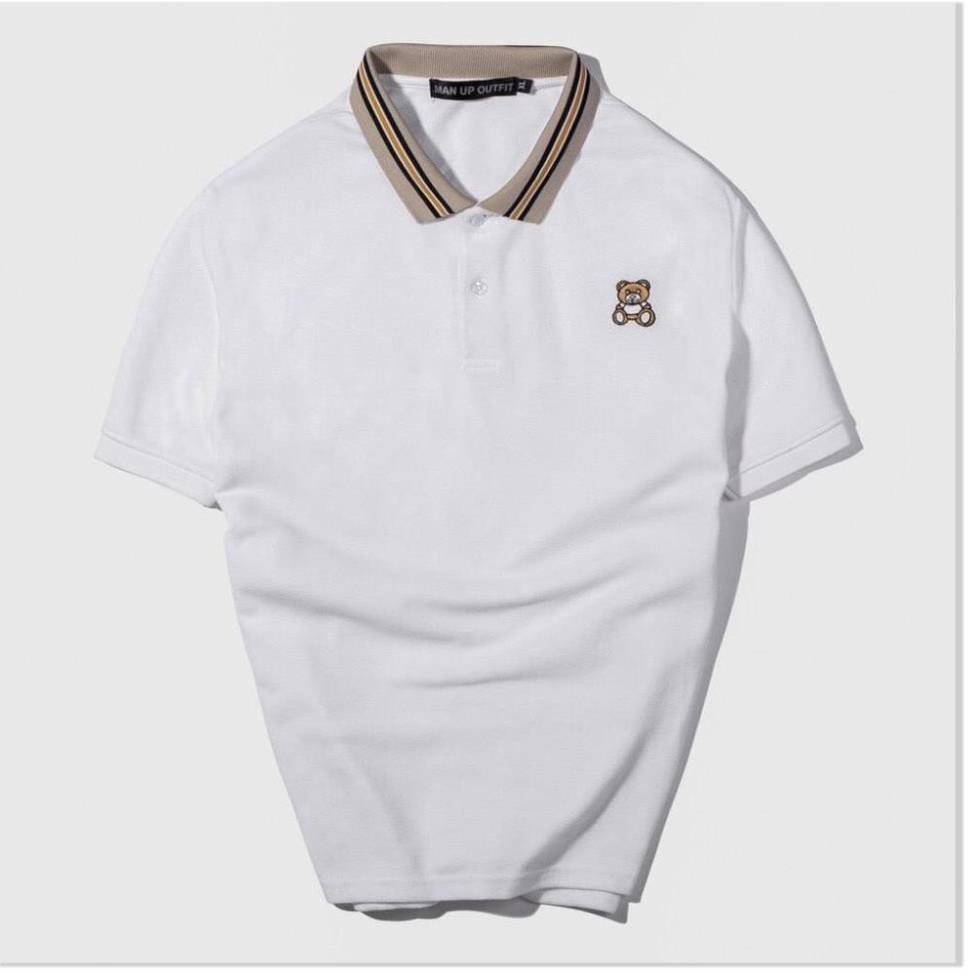 Áo thun nam con Gấu trẻ trung Dễ thương Hình thêu siêu phẩm việt KMG