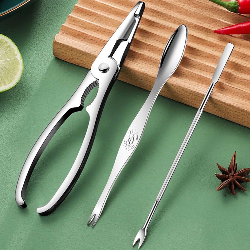 Kẹp Tôm Hùm / Cua Bằng Thép Không Gỉ Tiện Dụng Cho Nhà Bếp